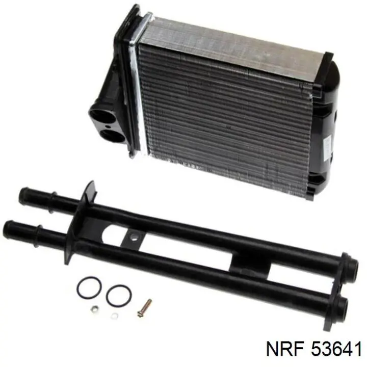 Радиатор печки (отопителя) на Fiat 500 312
