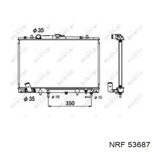 Радиатор R12140 Sato Tech