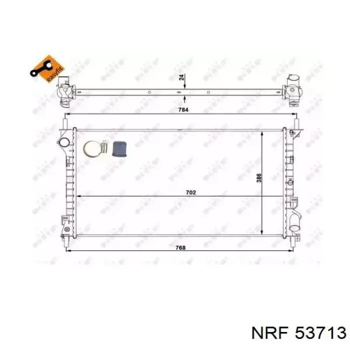 53713 NRF радиатор
