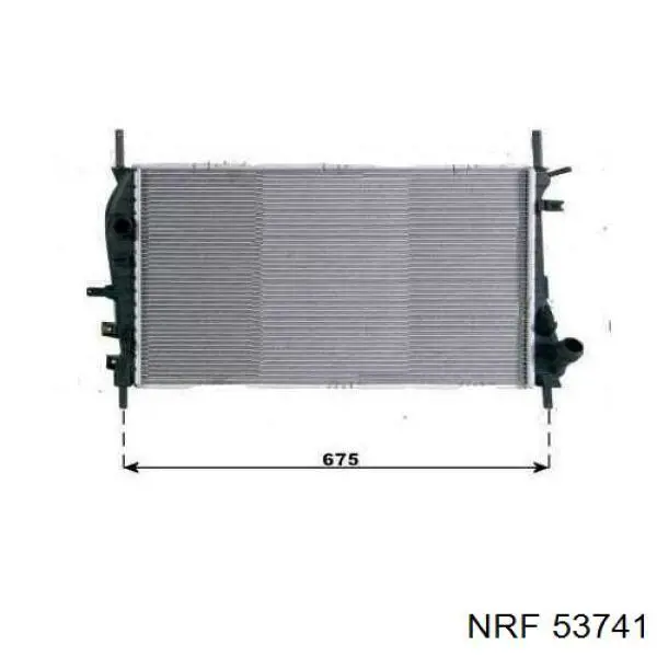 Радиатор 53741 NRF