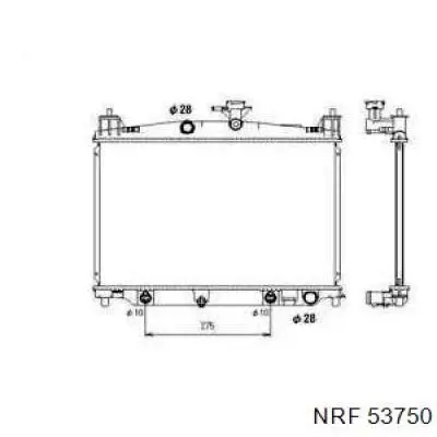 Радиатор 53750 NRF