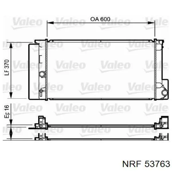 Купить 53763 NRF Радиатор водяной