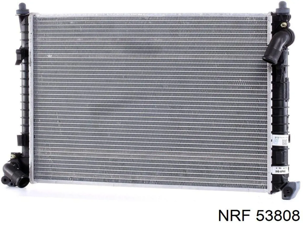 Radiador refrigeración del motor 53808 NRF
