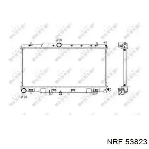 53823 NRF радиатор