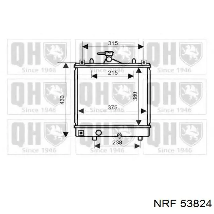 53824 NRF Радиатор основной