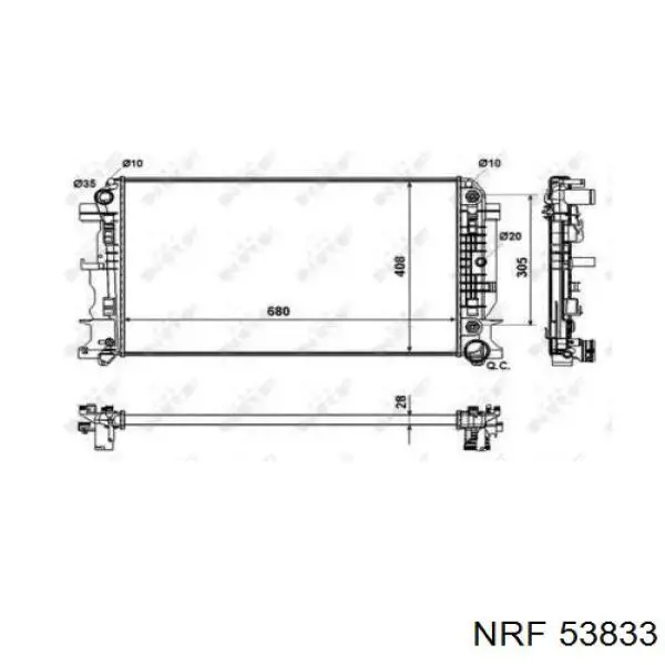 RA627062 Signeda Радиатор основной