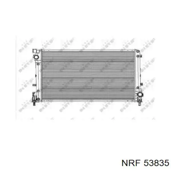 Radiador refrigeración del motor 53835 NRF