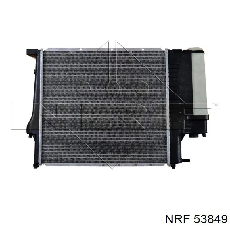 Радиатор охлаждения двигателя NRF 53849 цена, от 101.04 USD