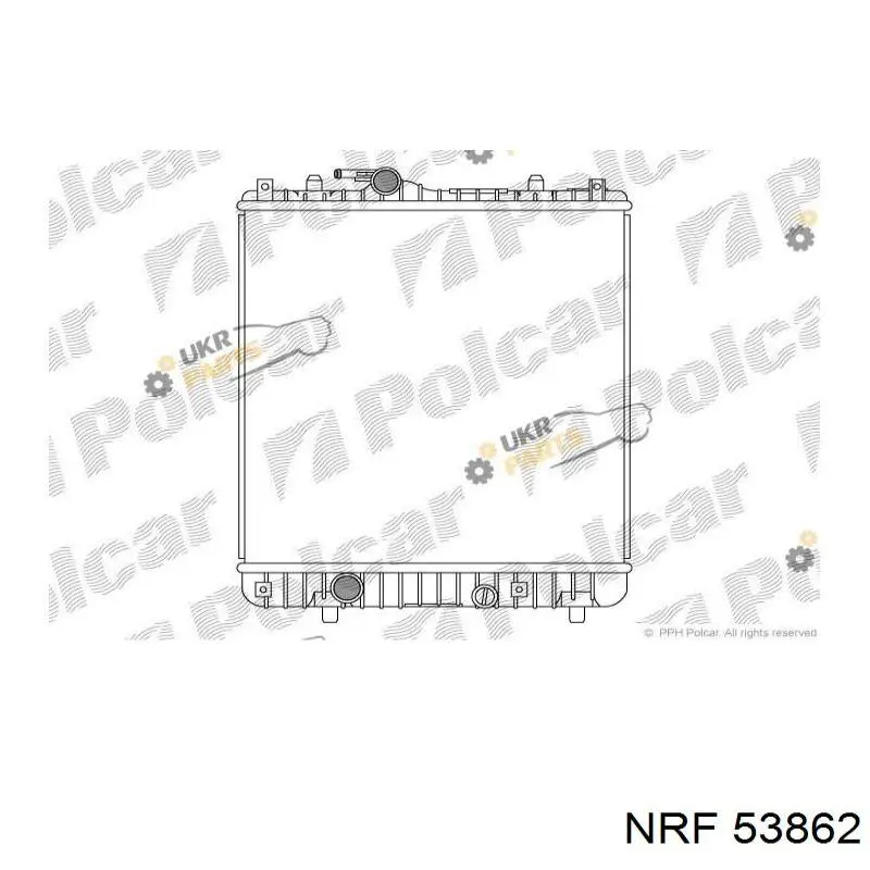 Радиатор 53825A NRF