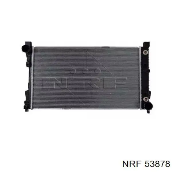 Radiador refrigeración del motor 53878 NRF