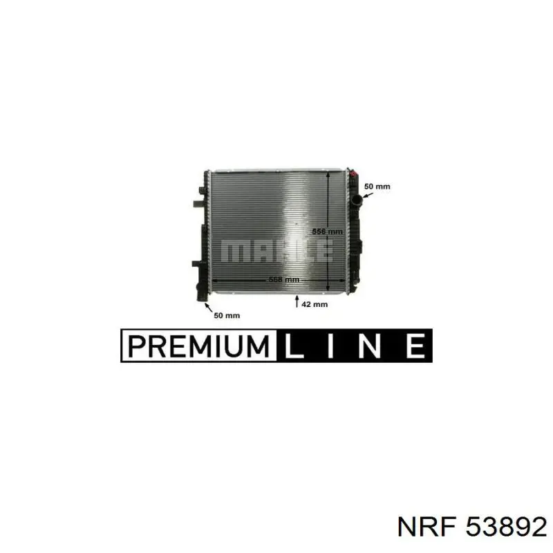 Радиатор охлаждения двигателя NRF 53892 цена, от 157.94 USD