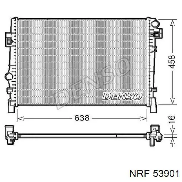 53901 NRF радиатор