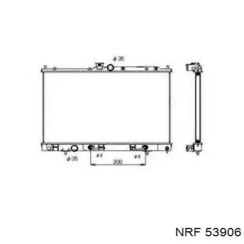 Радиатор охлаждения NRF 53906