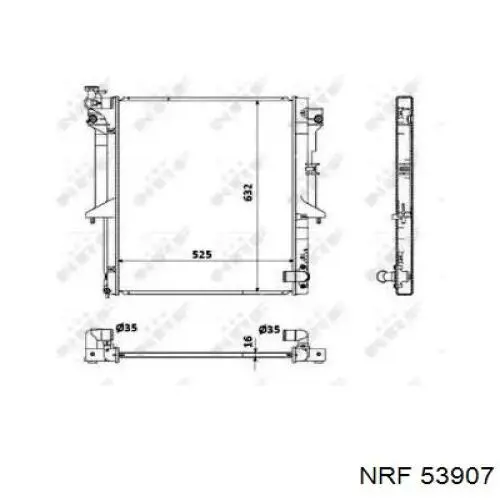 Радиатор FP48A1370KY Koyorad