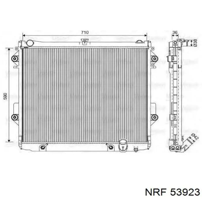 Купить R12351 Sato Tech Радиатор водяной