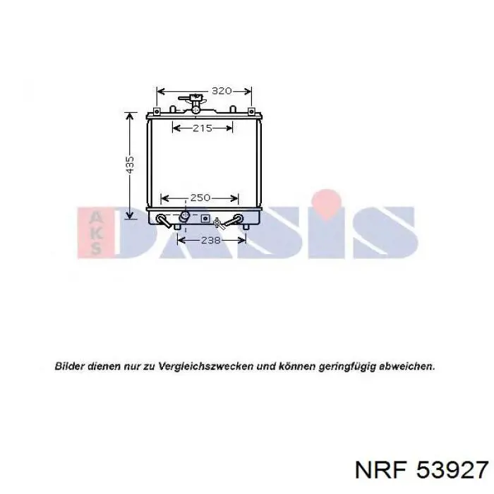 Купить 53927 NRF Радиатор водяной
