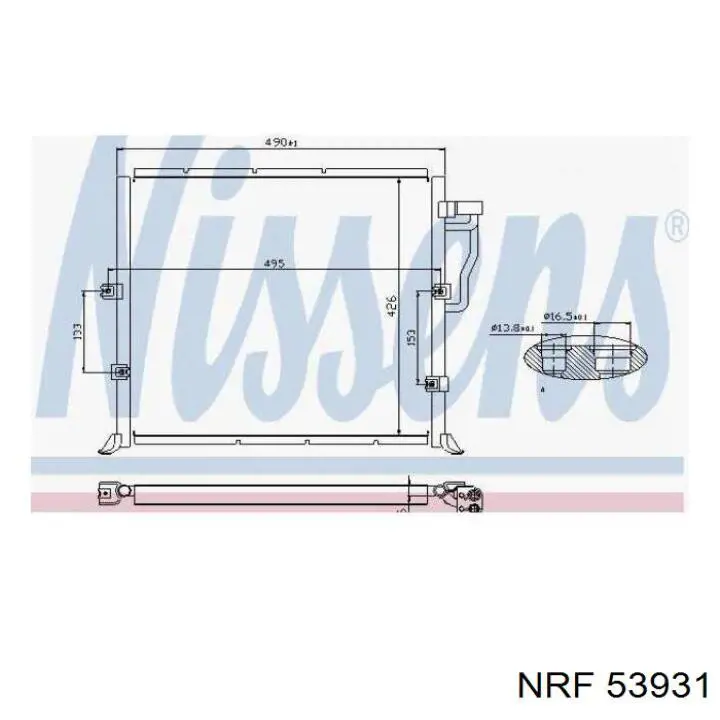 Купить 53931 NRF Радиатор водяной