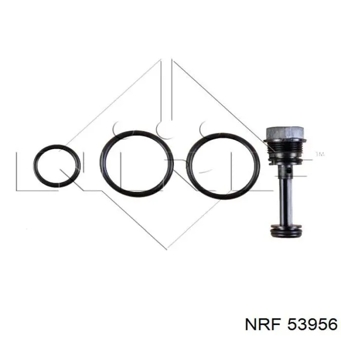 Радиатор охлаждения двигателя NRF 53956 цена, от 144.85 USD
