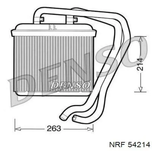 Радиатор печки (отопителя) GP 504026722 цена, от 45.71 USD
