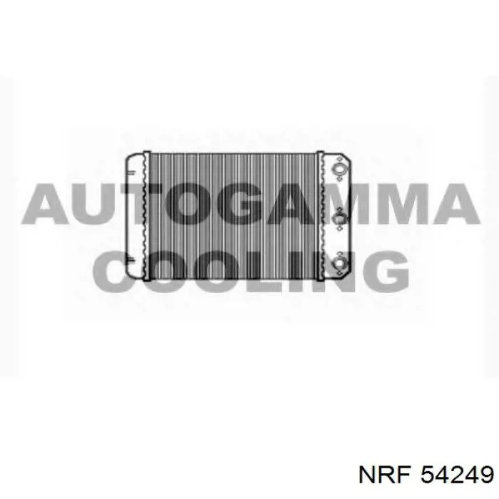 Радиатор печки (отопителя) NRF 54249 цена, от 36.24 USD