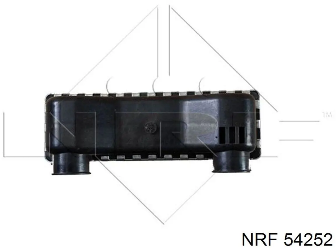 Радиатор печки (отопителя) NRF 54252 цена, от 27.61 USD