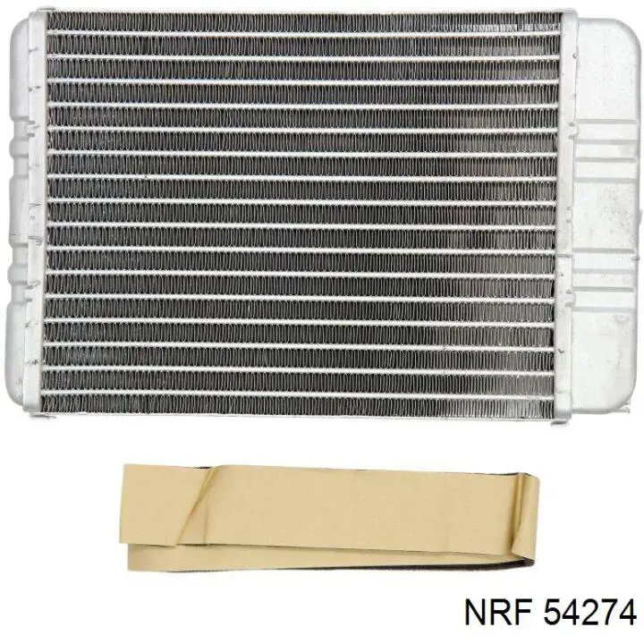 Радиатор печки (отопителя) NRF 54274 цена, от 50.83 USD