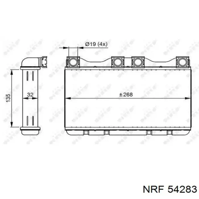 Радиатор печки 8373175 BMW