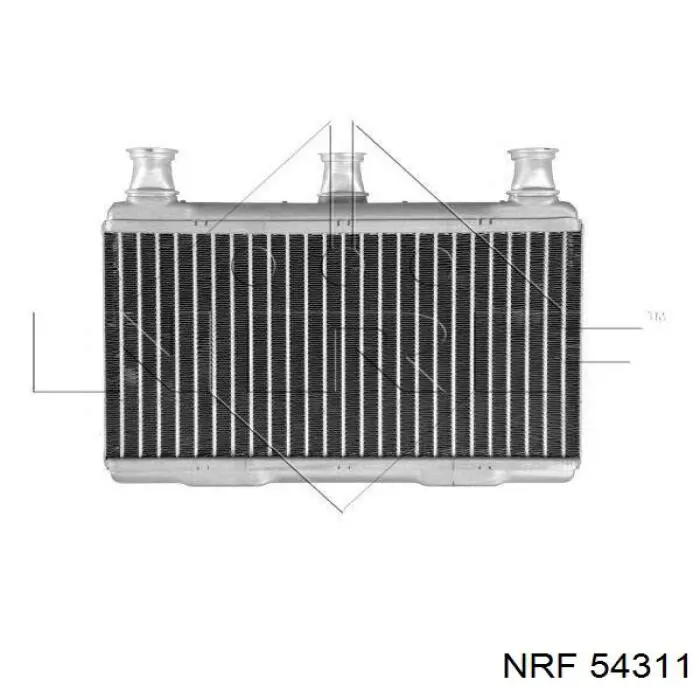 54311 NRF Радиатор отопителя салона