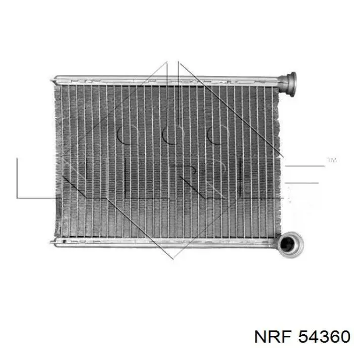 Радиатор печки (отопителя) на Citroen C4 B7