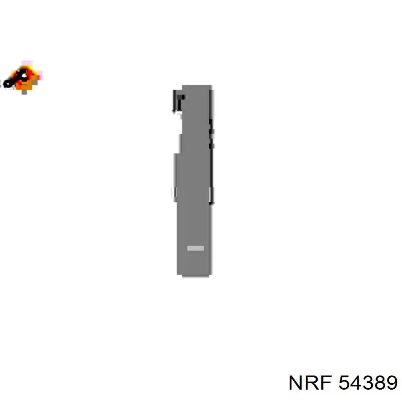 54389 NRF radiador de forno (de aquecedor)