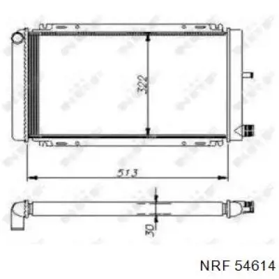 54614 NRF радиатор