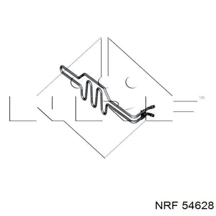 Радиатор охлаждения двигателя NRF 54628 цена, от 66.89 USD