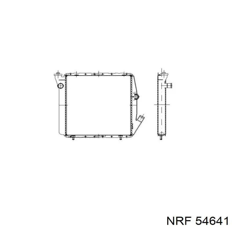 54641 NRF Радиатор основной