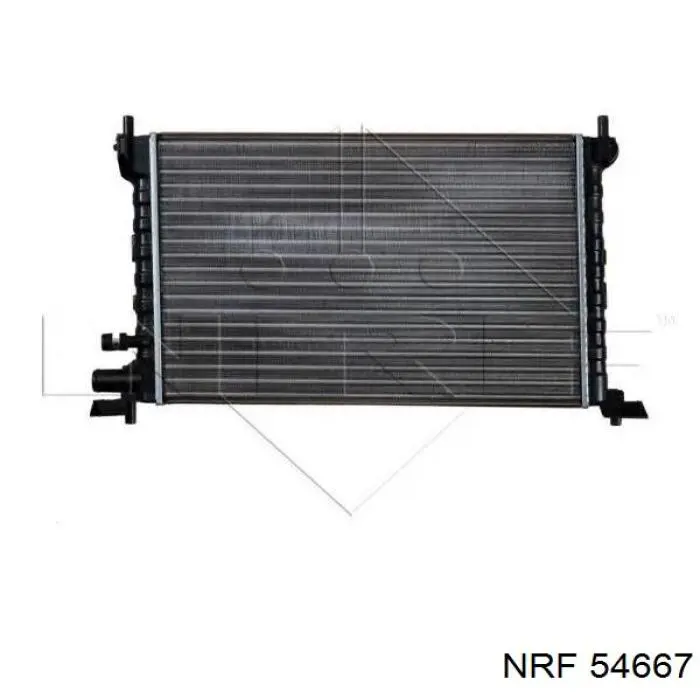 54667 NRF радиатор