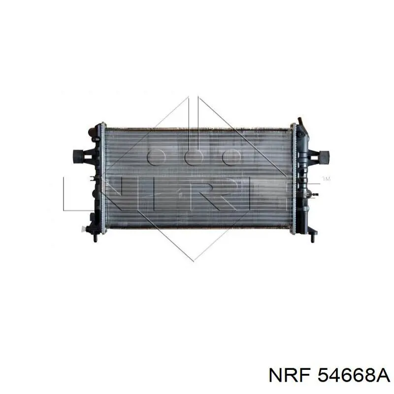 Радиатор охлаждения двигателя NRF 54668A цена, от 64.57 USD