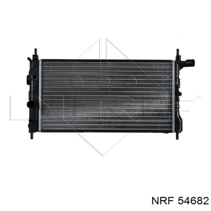 Radiador refrigeración del motor 54682 NRF