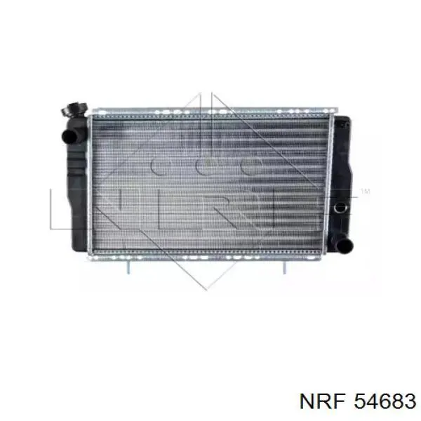 Radiador refrigeración del motor 54683 NRF