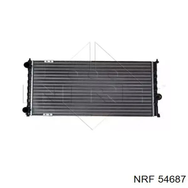 Радіатор охолодження двигуна 54687 NRF