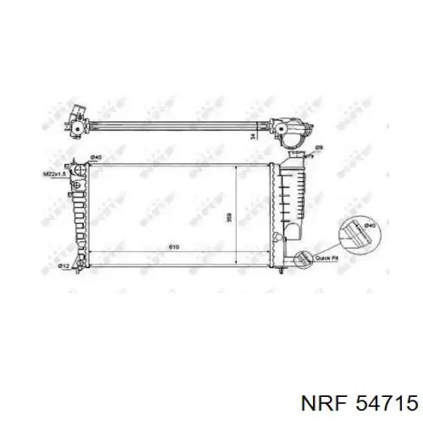 Радиатор CR481000S Mahle Original