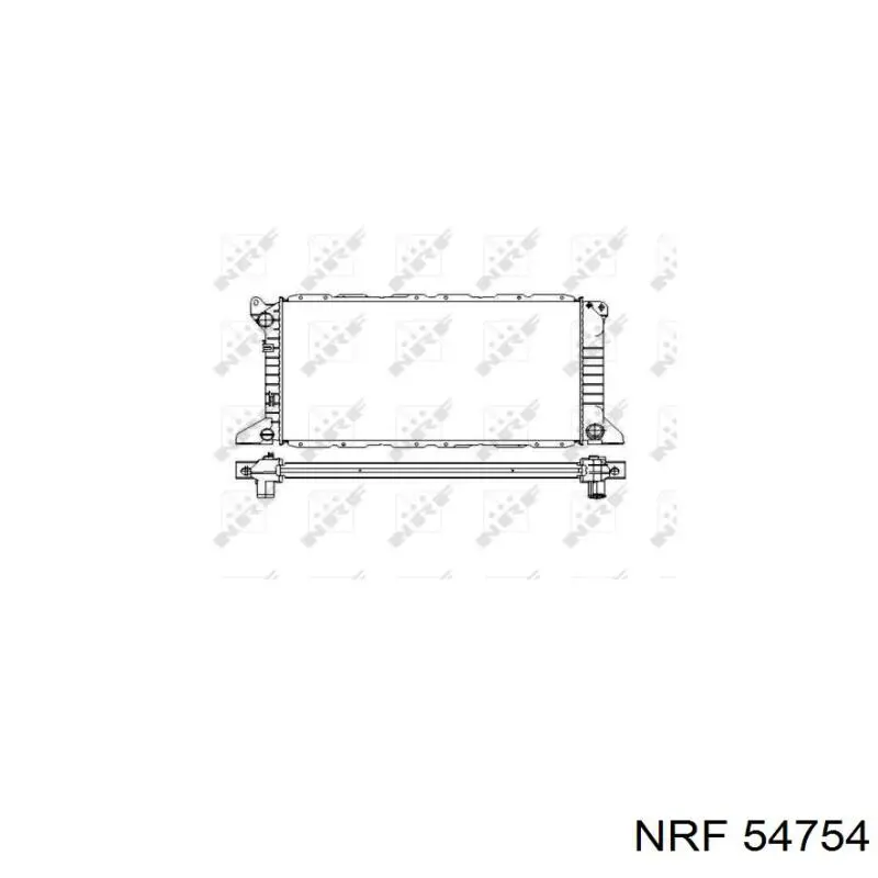 Радиатор 54754 NRF