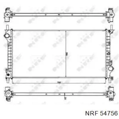 Радиатор охлаждения двигателя Ford 2T148005CC цена, от 105.93 USD