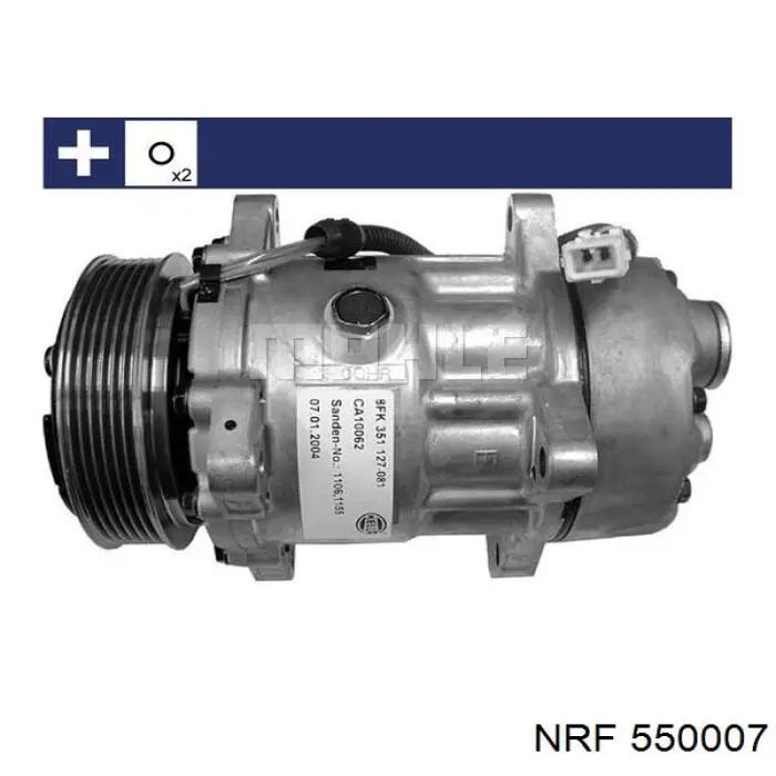 550007 NRF радиатор