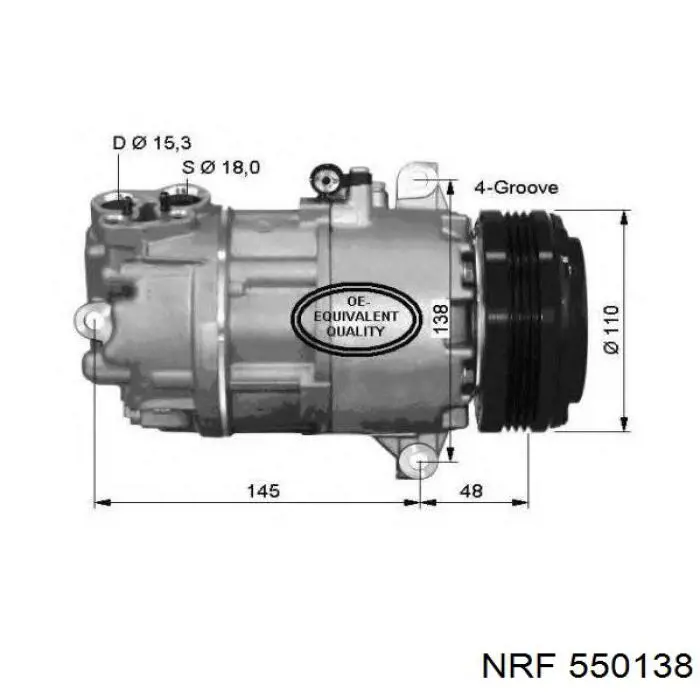 550138 NRF Радиатор основной