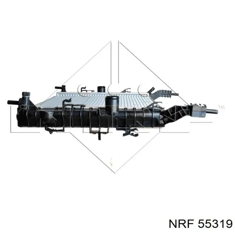 Radiador refrigeración del motor 55319 NRF