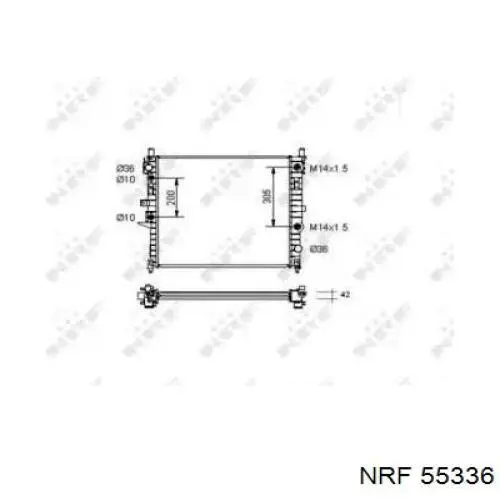 Радиатор CR553000S Mahle Original