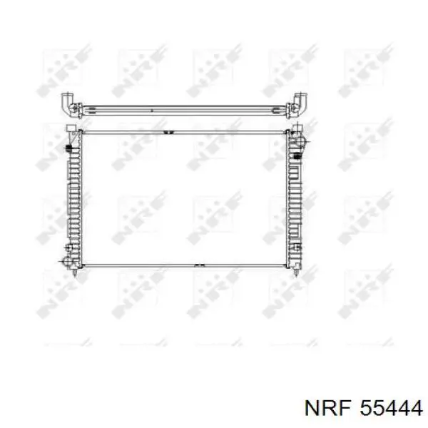 Радиатор охлаждения двигателя SAT LR0002971 цена, от 178.18 USD