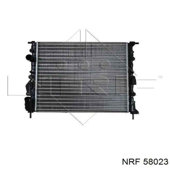 Купить 58023 NRF Радиатор водяной