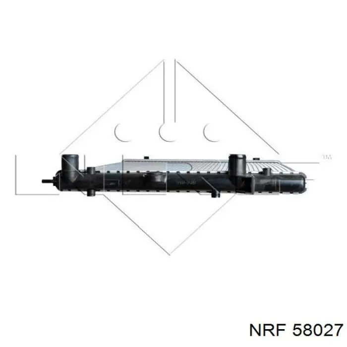 Радиатор охлаждения Ford 7258108