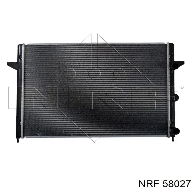 58027 NRF радиатор
