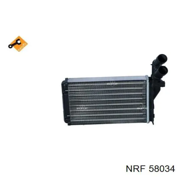 Radiador de calefacción 58034 NRF